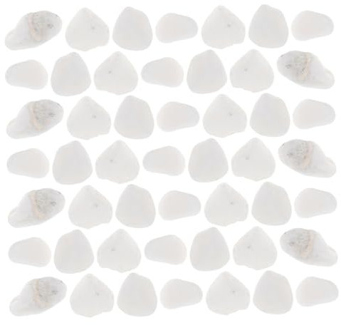 Toddmomy 1 Lot De Gravier Pour Aquarium : Galets Décoratifs Blancs Pour Plantes D'intérieur, Vases, Aménagement Paysager