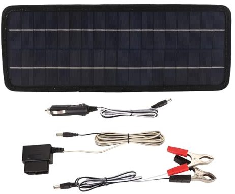 Bonbela OBD Vehicle Charger 10W 12V Solar Panel Vehicle Battery Charger 10 Watt Solar Panel Kit OBD Charge Device