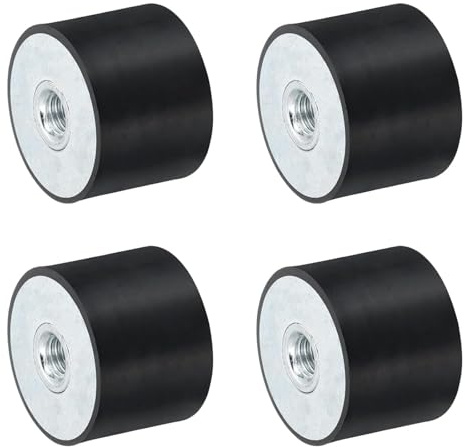Gummifüße DD M8-30x20 mm Drahtweiblich Gummifeder, Vibrationsisolator, Ersatz für Anti-Vibration-Pads, Flache Stummkappe Grundblock Stoßdämpfer für Kompressor, Motor