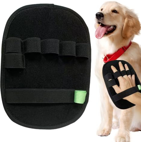Mimoqk Outil d'épilation pour animaux de compagnie, outil de nettoyage en profondeur réutilisable, gants d'épilation d'animaux domestiques, pour la perte de peluches de chien, chat, canapé, literie