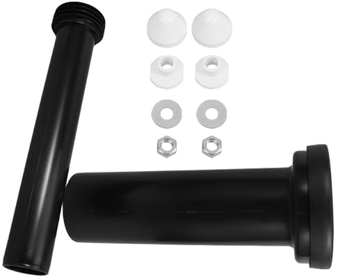 Homoyoyo Kit Tubi di Scarico per Wc a Parete Tubo di Prolunga Nascosto Connettore Guarnizione e Raccordi Idraulici per Cassetta di Scarico Nascosta Compatibile Wc Sospesi e Installazione