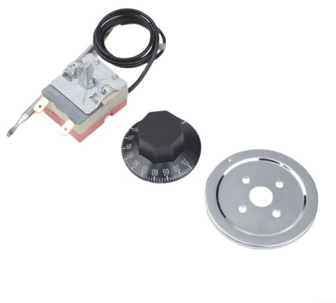 Interruttore termostato per scaldabagno elettrico, regolazione precisa della temperatura 30-75°C, termostato limitatore AC 250V 16A,