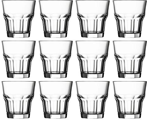 Queensway Home & Dining 265ml Set of 12 Tumbler Whisky Scotch Drinking Glasses Gift