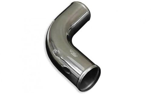 Aluminium bogen Alu-Bogen 75° Ladeluftkühler Turbo Alurohr Rohrbogen Pipe 30cm Lange (76mm)