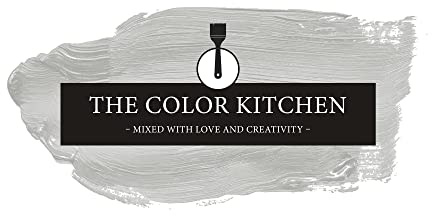 Livingwalls THE COLOR KITCHEN helle Wandfarbe - Malerfarbe für Wohnzimmer und Schlafzimmer - matte Innenfarbe in Grau - 2,5l Deckfarbe in TCK1003