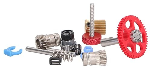 Upgrade Dual Gear Kit, Ersatzteile Extruderradsatz Standardgröße aus Legiertem Stahl für Voron 2.4 0.1 1.8 3D-Drucker