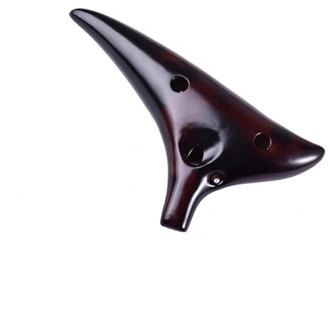 Okarina-Instrument Professionell Spielendes 12-Loch Alt-C-Okarina Ocarina Of Time Geräuchertes Blasinstrument