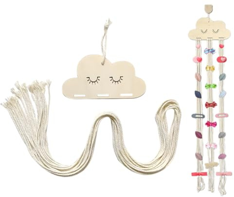 VYZUTR Organizer Fermagli Capelli,Organizzatore Porta Fiocchi per Capelli,Porta Cerchietto per Fasce,Capelli Organizer,Fascia per Riporre Le Mollette per Capelli,Facile da riporre e Utilizzare