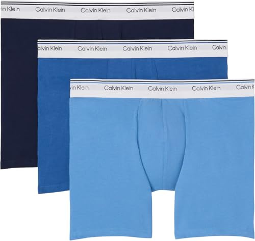 Calvin Klein Calzoncillos Pack de 3 Hombre Hip Briefs Balance con Logotipo en la Cintura, Blanco (White), S