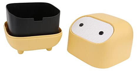 MUSISALY Mini Tischmülleimer Press-typ Desktop Müllbehälter Cartoon-form Papierkorb Für Wohnzimmer Büro Und Wohnheim Müllcontainer