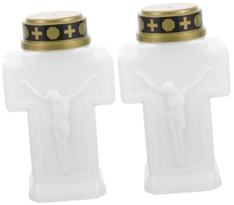 Artibetter Decorazione Da Giardino Commemorativa Led Senza Elettrica A Batteria Per Cimitero Esterno