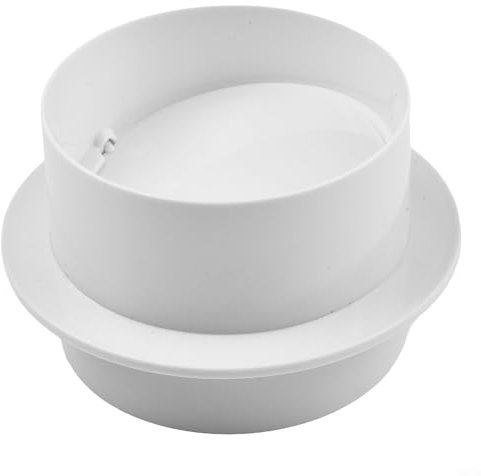 Entgoinggo Clapet anti-retour rond pour tuyau de ventilation pour tuyau d'échappement (100 mm)