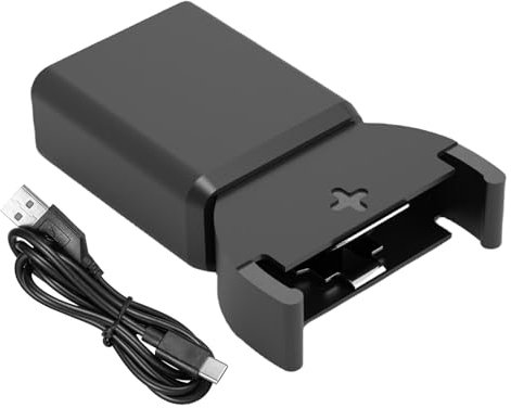 Caricabatterie a bottone - Caricatore per batterie a bottone USB, indicatore luminoso a LED | Caricatore universale per pile a bottone per batterie ricaricabili, compatto e facile da usare, facile da