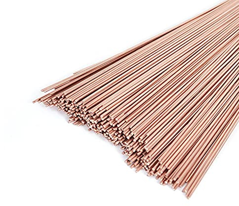 Phosphor Copper Welder Rod Welding Filler Rods Wire Low Temperature Soldering Rods for Welding Brazing Repair Copper Electrode,1.6mmx500mm 20pcs