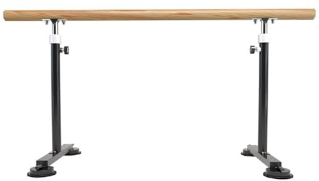 KUANGGE Ballettstange, höhenverstellbare 80–120 cm Tanzstange, freistehende tragbare Ballettstange für das Training von Kindern und Erwachsenen (Schwarz 150 cm)