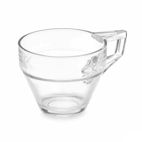 Taza de café y té Vivalto ZLQ02/BHA6 Transparente Vidrio 199 ml (6 Unidades) - Marca: Vivalto - EAN: 4899888772781