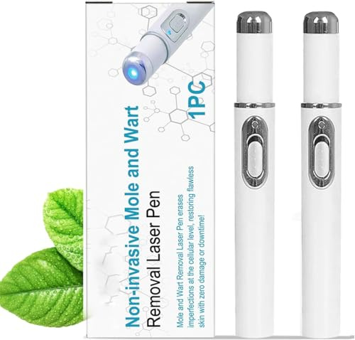 Bolígrafo no invasivo para eliminar lunares y verrugas, bolígrafo de eliminación de manchas en la piel, removedor de manchas oscuras para cara y cuerpo, removedor de verrugas para todo tipo de piel (2