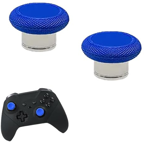 2Pcs Metal Elite Series 2 Short Thumbsticks for Xbox Elite2/Elite2Core,Blue | Elite Controller 2 Magnetic Joystick for Xbox EliteSeries2 for Xbox Elite Series 2 Core Controller