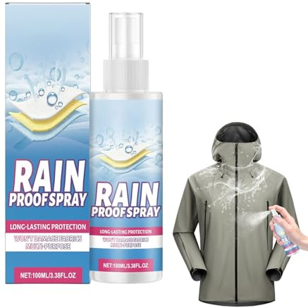 Spray impermeabilizante de tela, solución impermeable de 100 ml, spray protector de tela, para ropa exterior, zapatos, chaqueta, sombrero, ropa, mochila, botas, tapicería, muebles