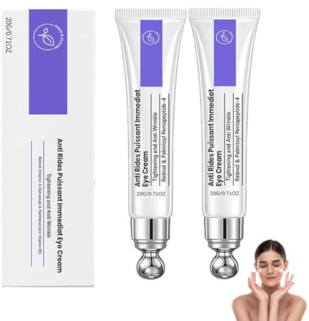 Anti Rides Puissant Immédiat, Wrinkle Power Filling Effet Immédiat au Rétinol, Combleur de Rides & Lisseur de Rides pour Yeux et Visage, Soin Hydratant & Raffermissant Femmes et Hommes