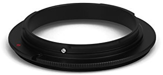 Adaptador retro de 62 mm compatible con Canon EOS, anillo de inversión macro para objetivo Canon de 62 mm