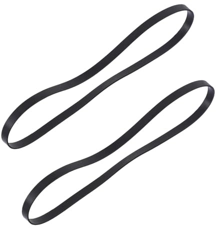 DEARMAMY Correa de Repuesto de Goma Flexible 2 Piezas 235mm X 4mm para Fonógrafos y Reproductores de Discos, Accesorio para Uso en Grabadoras de Carrete y Tocadiscos