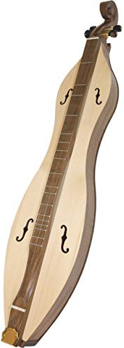 Roosebeck Emma Mountain Dulcimer viersaitiges f-holes – Walnuss & Fichte