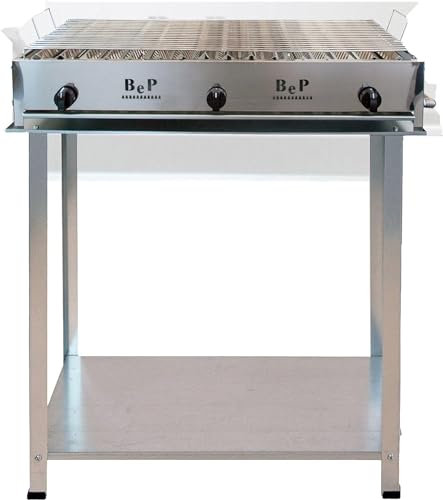 BeP Barbecue Gas Acciaio Inox 100% Made in Italy Artigianale 3 FUOCHI
