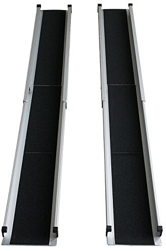 Pflegehome24® Telekoprampe Alurampe Rollstuhl Rampe Rollstuhlrampe, mobil