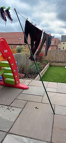Prop HD Teleskop-Wäscheständer aus verzinktem Metall mit Drehverriegelung für Garten, Abtropfgestell