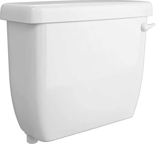 PROFLO PF5110RHE Jerritt 1.28 GPF Single Flush Toilet Tank Only with Right-Hand Trip Lever - White