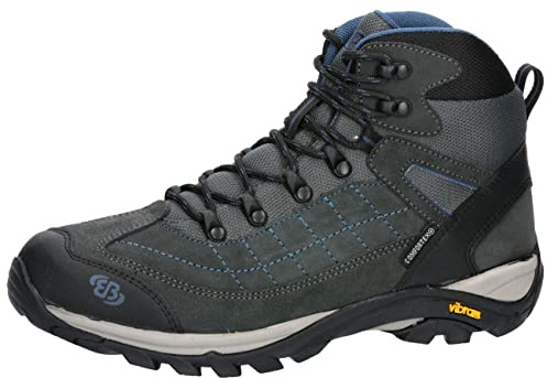 Brütting Unisex Mount Crillon High Traillskor, antracit/marinblå, 42 EU, antracit marin, 42 EU