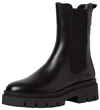 Tamaris Damen Stiefel Leder schwarz 39