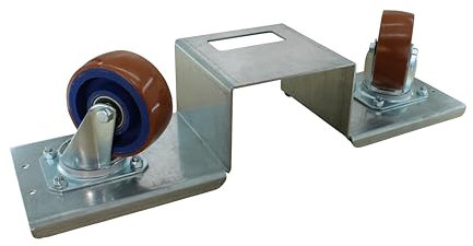 Rollentechnik 2x Palettenroller Set “Heavy” Rollentechnik Lenkrollen Palettenmöbel Europaletten-Roller Transporthilfe Transportwagen