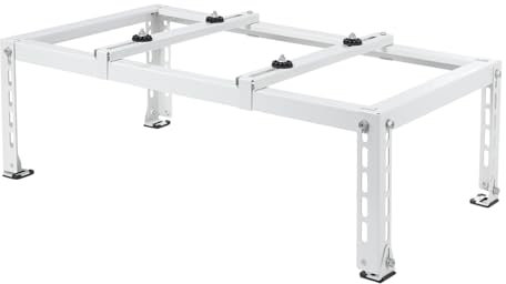 PATIKIL Ground Stand for Mini Split Air Conditioners, AC Support Bracket Holder Base for 9000 to 24000 BTU Condenser AC Heat Pump System, 400lbs, 90x50x30cm