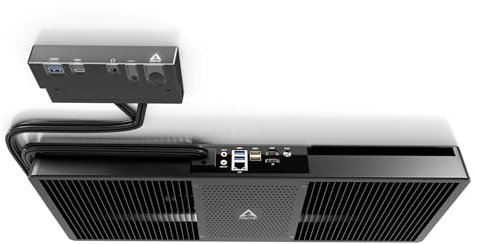 ARCTIC Senza 5700G - Passively cooled, noiseless PC for under-desk mounting, Windows 11 Home, AMD Ryzen 7 5700G, 8 Cores, 3,80–4,60GHz, 32 GB DDR4 RAM, 1 TB M.2 SSD, 2.5G LAN, USB3.2, BT 5.3