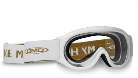 DMD Ghost White Motorrad Brille, Klar