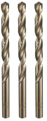QUARKZMAN 3 Stück Metallbohrer, Ø 7,1 mm M35 HSS Spiralbohrer | Edelstahlbohrer für Metall, Stahl, Aluminium, Kunststoff, Holz