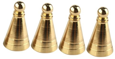 Zerodeko 2 Sätze Räucherwerkzeug Aromatherapie Werkzeug Implementiert DIY-Turm-weihrauch-Werkzeug DIY-Form Zur Herstellung Von Räucherstäbchen Turm Weihrauchform Messing Golden 2 Stück * 2