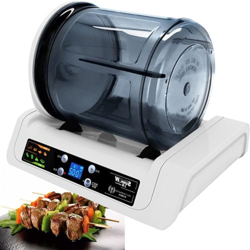 JJENXYYDS Máquina eléctrica para marinar Carnes, marinador automático de Verduras, máquina eléctrica automática para encurtir Hamburguesas, Sabor encurtido, para Pollo Frito, Barbacoa