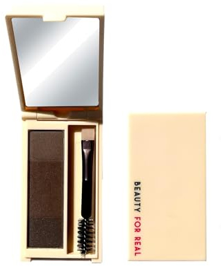 Beauty For Real Brow Max Ombre Brow Powder, Deep - Shapes, Balances & Defines Eyebrows - Long-Wear Formula - Vegan, Cruelty Free & Paraben Free