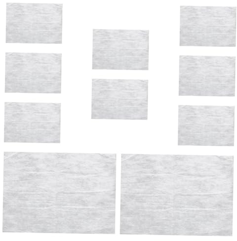 PartyKindom 12pcs Kitchen Range Hood Filter Paper Sheets White Non-woven Fabrics Antibackflow Design and Effective Filtration for Oil Proof and Grease Absorption