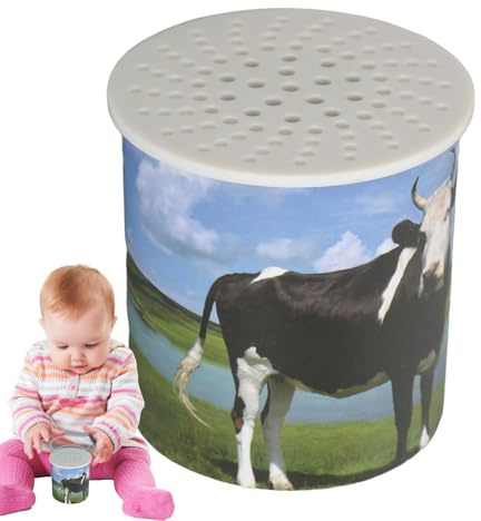 Machine à Sons de Vache – Appareil Vocal Animal, générateur de Jouets réalistes Moo Noise | Gadget sonore interactif drôle de Bonne qualité pour en Bas âge, bébés garçons Filles, Cadeau de Div