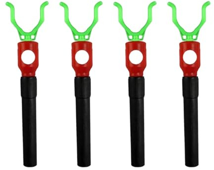 Pegciuho 4 Stück Eisbohrer, Winterangelnägel, multifunktionale, tragbare Heringe, Camping-Metall-Outdoor-Zubehör, Befestigungsnägel