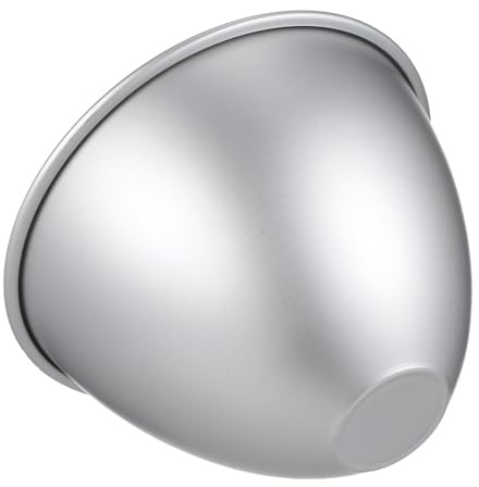 NUOBESTY Moule à Gâteau Poupée Princesse en Métal Aluminium 8 Pouces Surface Lisse et Revêtement Antiadhésif, pour Pâtisserie, Mariage, Anniversaire, Pâques et Autres Fêtes Argenté