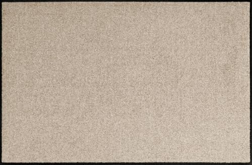Salonloewe Fußmatte waschbar Sand 75x120 cm Schmutzfangmatte