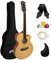 TIGER Music - Ukulele Soprano Senza Stringhe Di Ricambio Small Body Naturale
