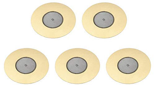 5 Stück Piezo-elektrische Schallplatten 50 mm Akustik Pick-Up Transdutor aus Keramik Trigger Buzzer Schlagzeug Gitarre