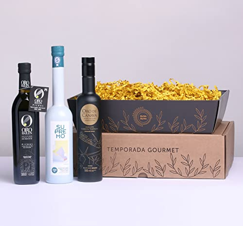Mejores Aceites de Oliva Virgen Extra del Mundo (Jaén Selección 2023) - Pack de 3 botellas de 500 ml (Caja de cartón)