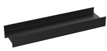 emco Aura Duschkorb zum Kleben in Schwarz matt I Duschregal zur Wandmontage I Stilvoller Duschablage aus hochwertigem Aluminium (40 cm)